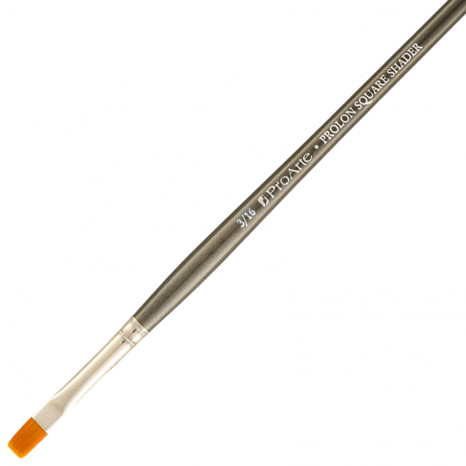 Pro Arte | Prolon All Media | Size 3/16th Miniature Brush Grey Handle