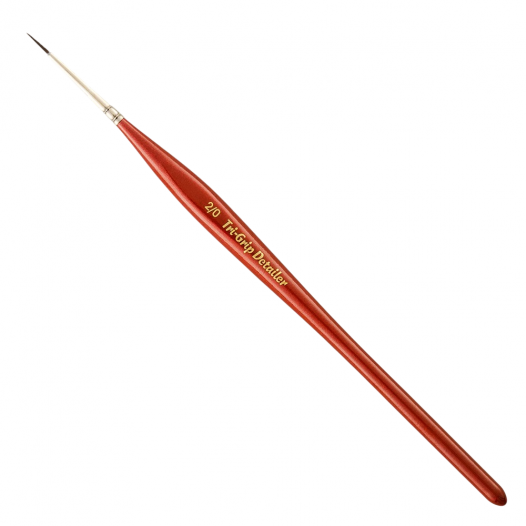 Pro Arte | Tri-Grip Brushes Set | 8 Brush Set Red Handles