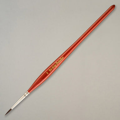Pro Arte | Tri-Grip Detailer Size 2 Miniature Brush Red handle | Paint Brush