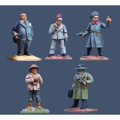 Pulp Figures | Sinister Spies | 28mm Metal Blister Pack
