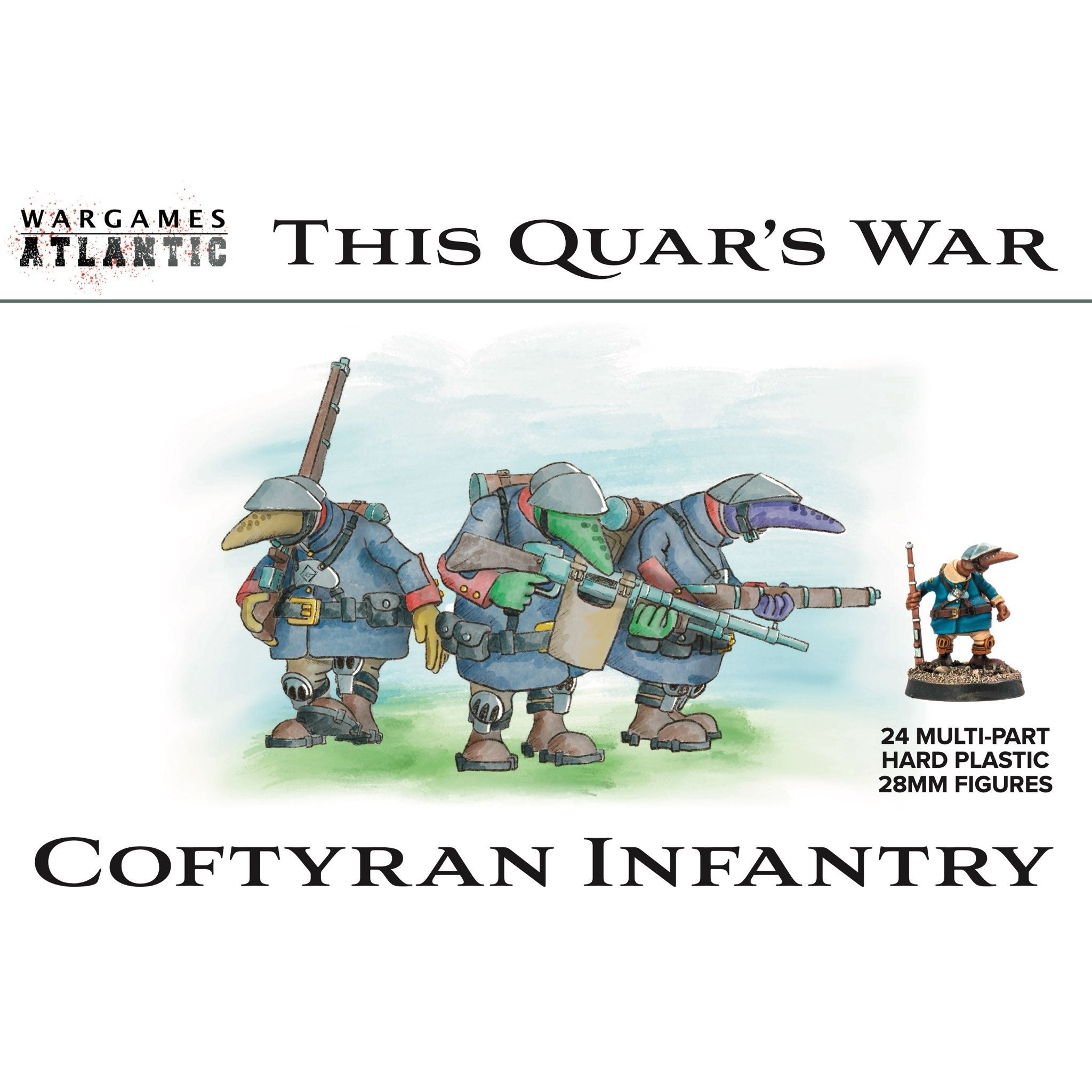 This Quar's War | Croftyan Infantry | Plastic Unit | Wargames Atlantic | Miniature Kingdoms