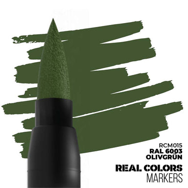 Real Color | Acrylic Marker Olivgrun RAL 6003 RCM015