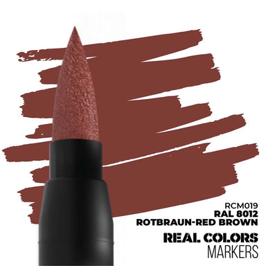 Real Color | Acrylic Marker Rotbraun Red Brown RAL 8012 RCM019