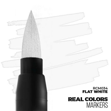 Ak Interactive | Real Color | Acrylic Marker Flat White RCM034