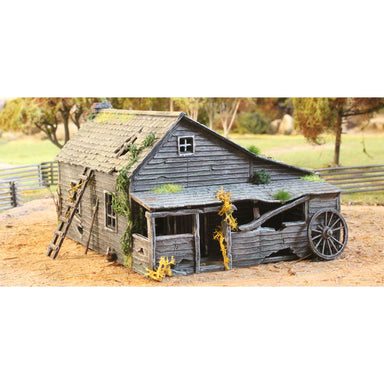 Renedra | Building Ramshackle House | 28mm Plastic Terrain | North Star Games | Miniature Kingdoms