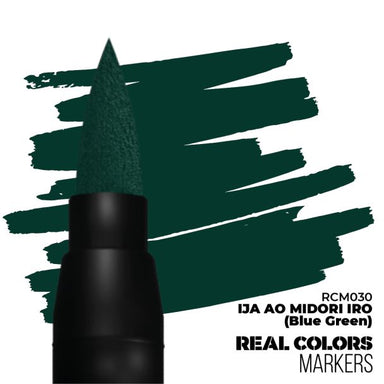 Real Color | Acrylic Marker IJA Midori Oro Blue Green | RCM030