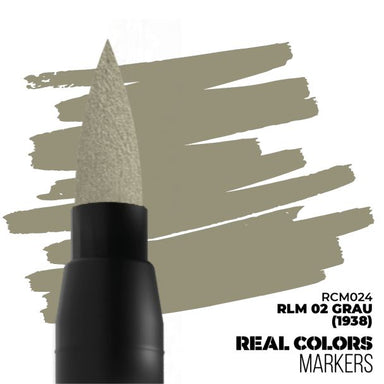 Real Color | Acrylic Marker RLM 02 Grau 1938 | RCM024