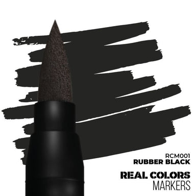 Real Color | Acrylic Marker Rubber Black | RCM001