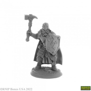 Reaper | Balzador, Human Cleric Dungeon Dwellers | 28mm Plastic Blister Pack 07029