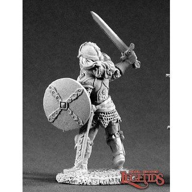 Reaper | Brigette of the Blade Dark Heaven Legends | 28mm Metal Blister Pack 02026