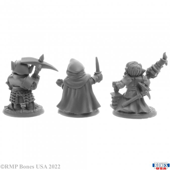 Reaper | Deep Gnome Adventurers Reaper Legends | 28mm Plastic Blister Pack 30063