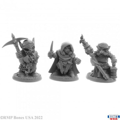 Reaper | Deep Gnome Adventurers Reaper Legends | 28mm Plastic Blister Pack 30063