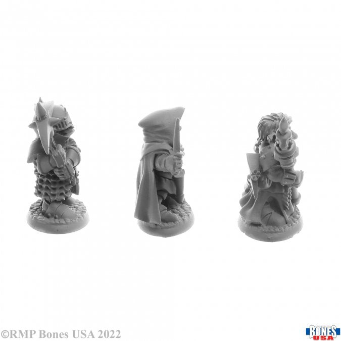 Reaper | Deep Gnome Adventurers Reaper Legends | 28mm Plastic Blister Pack 30063