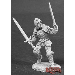Reaper | Garath Hawkblade Dark Heaven Legends | 28mm Metal Blister Pack 02008
