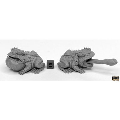 Reaper | Giant Frogs Reaper Bones Black | 28mm Plastic Blister Pack 44024