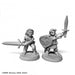 Reaper | Halfling Fighter and Barbarian Dungeon Dwellers | 28mm Plastic Blister Pack 07102