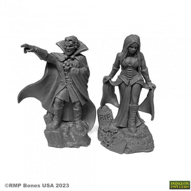 Reaper | Vampire Bloodlords Dungeon Dwellers | 28mm Plastic Blister Pack 07081