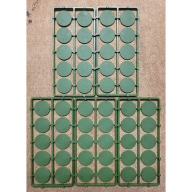 Renedra | Bases | 25mm Round Bases | Hard Plastic Bases