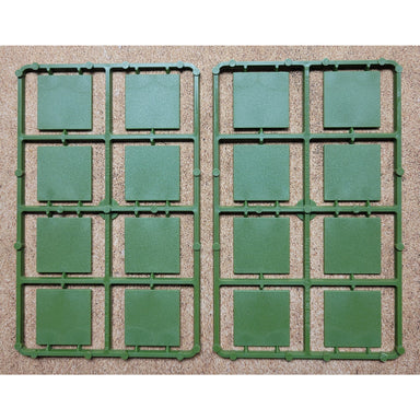 Renedra | Bases | 30mm x 30mm Square Bases | Hard Plastic Bases