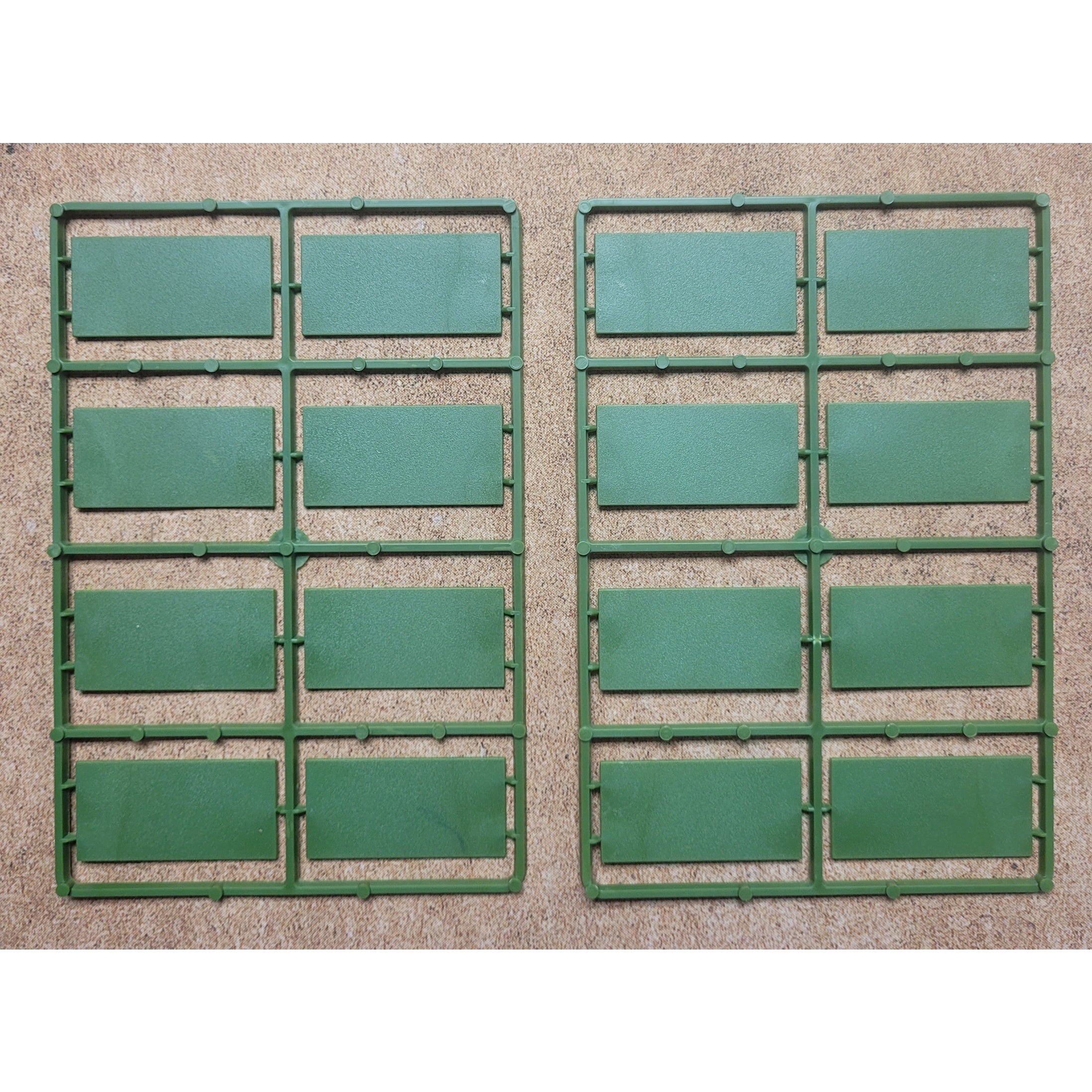 Renedra | Bases | 30mm x 60mm Rectangle Bases | Hard Plastic Bases