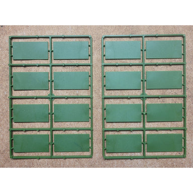 Renedra | Bases | 30mm x 60mm Rectangle Bases | Hard Plastic Bases