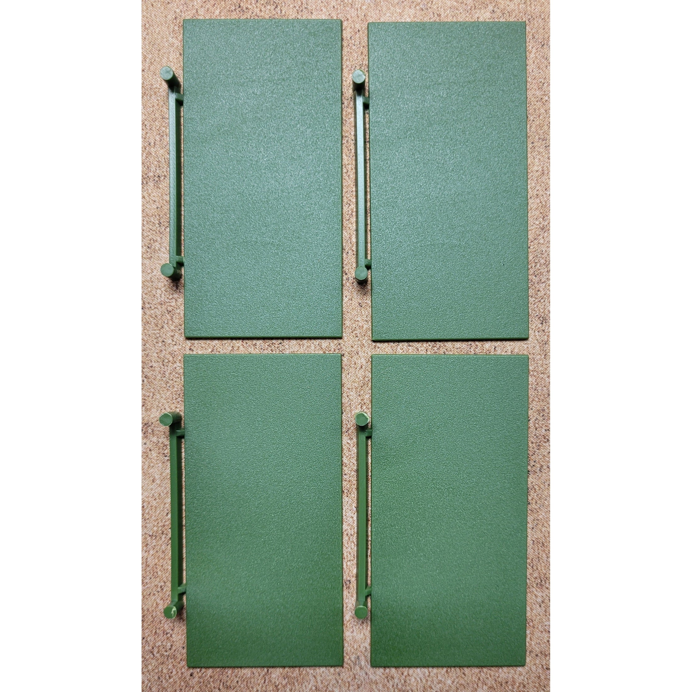 Renedra | Bases | 50mm x 100mm Rectangle Bases | Hard Plastic Bases