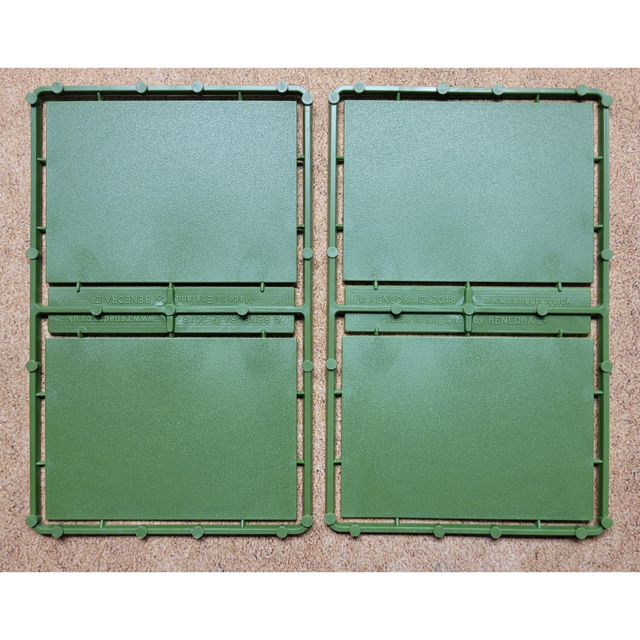 Renedra | Bases | 90mm x 65mm Artillery Bases | Hard Plastic Bases