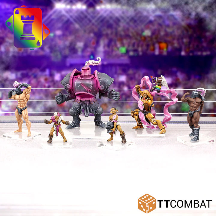 Rumbleslam | Team | Knights of the Squared Circle | 28mm Resin Team