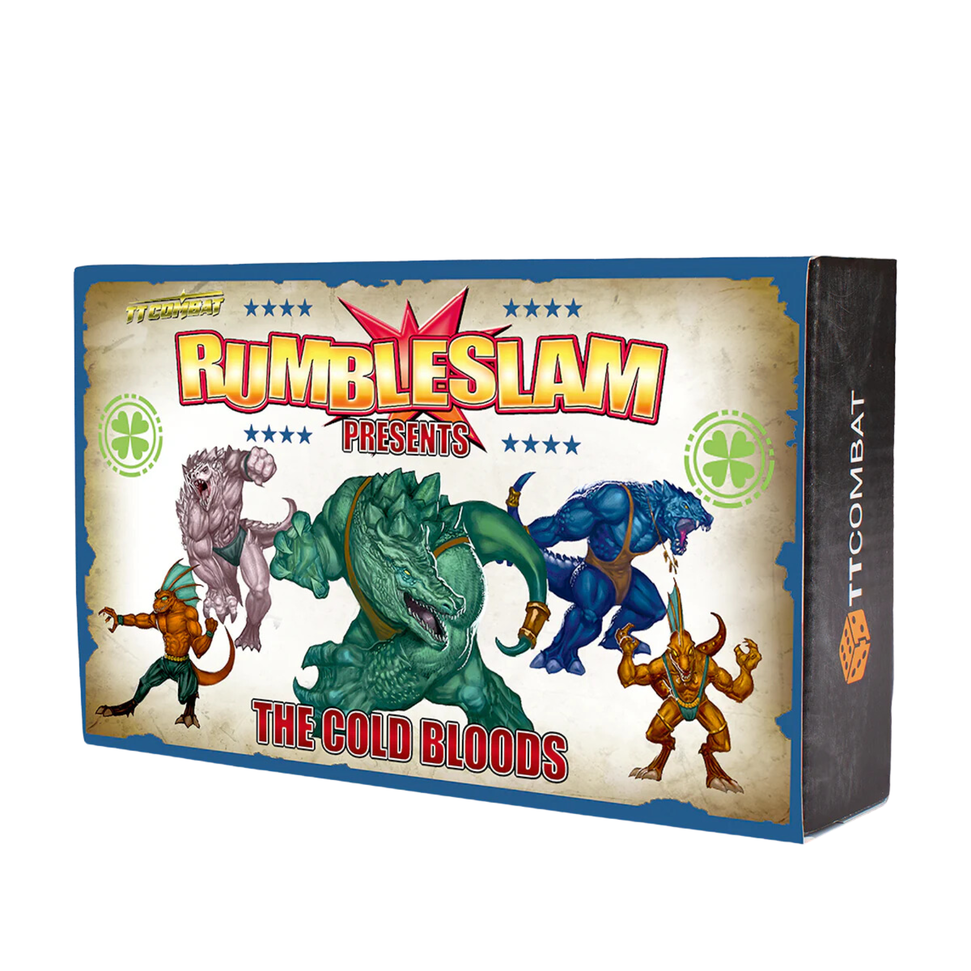 Rumbleslam | Team The Cold Bloods | 28mm Resin Small Box | TTCombat | Miniature Kingdoms