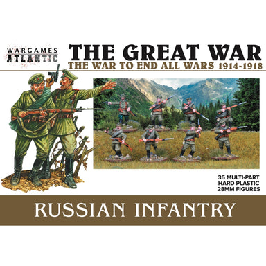 The Great War | Russian Infantry 1914-1918 | Plastic Unit | Wargames Atlantic | Miniature Kingdoms