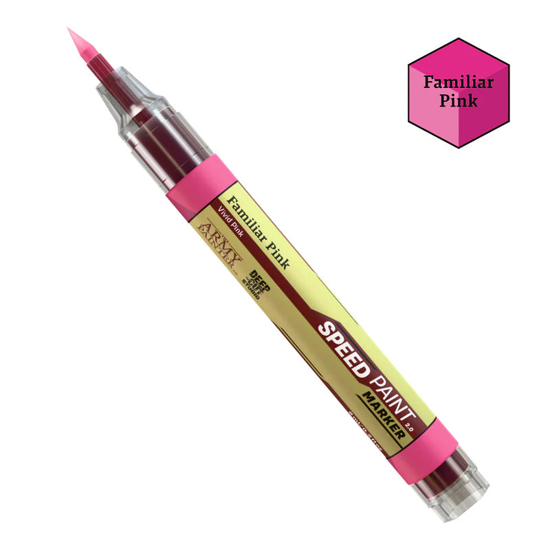 Army Painter | Speedpaints Markers | Familiar Pink | 6ml Paint Marker