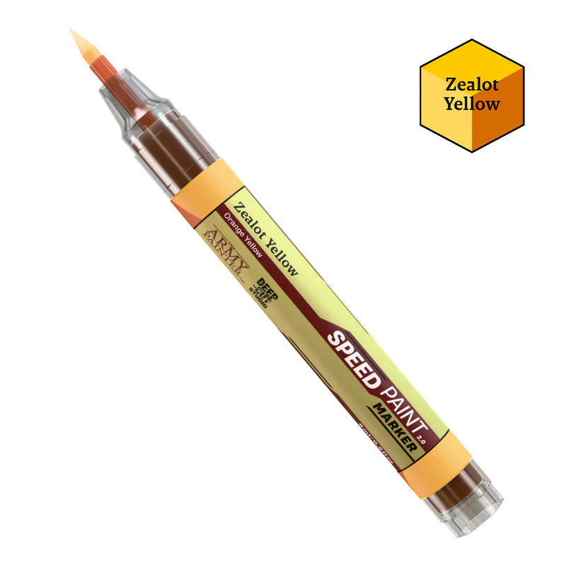 Army Painter | Speedpaints Markers | Zealot Yellow | 6ml Paint Marker
