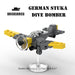 Brickskrieg | German | Stuka Dive Bomber | 1/100 Scale Blocks Model