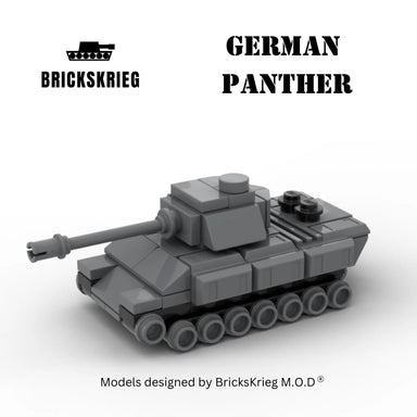 Brickskrieg | German | Panther | 1/100 Scale Blocks Model