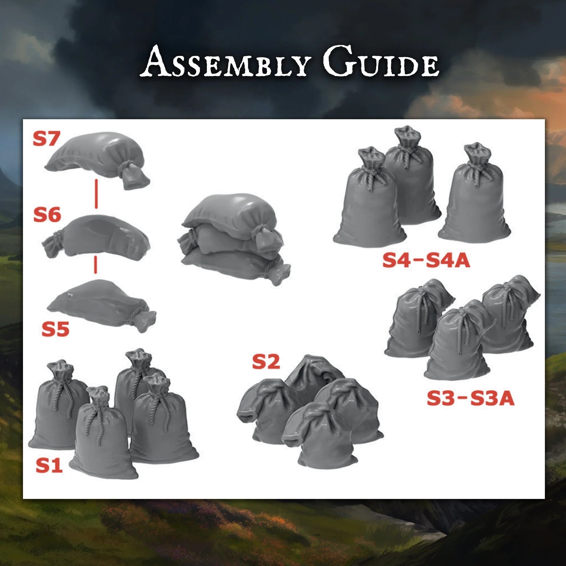 Victrix | Pillage | Sacks | 28mm Plastic Terrain