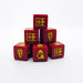 Saga | Medieval Dice Red | SD19 | Dice Blister Pack