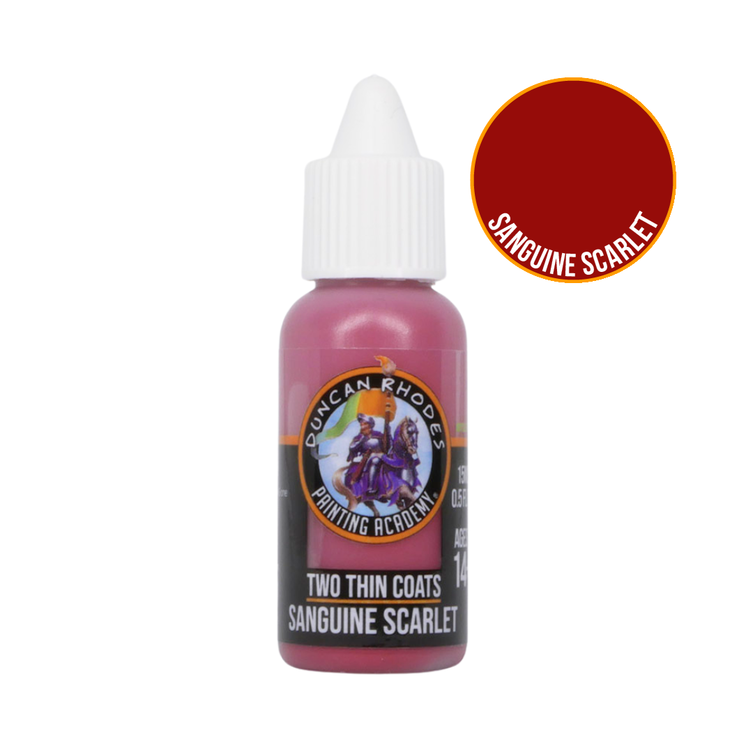 Two Thins Coats | Sanguine Scarlet | 15ml Individual Paint