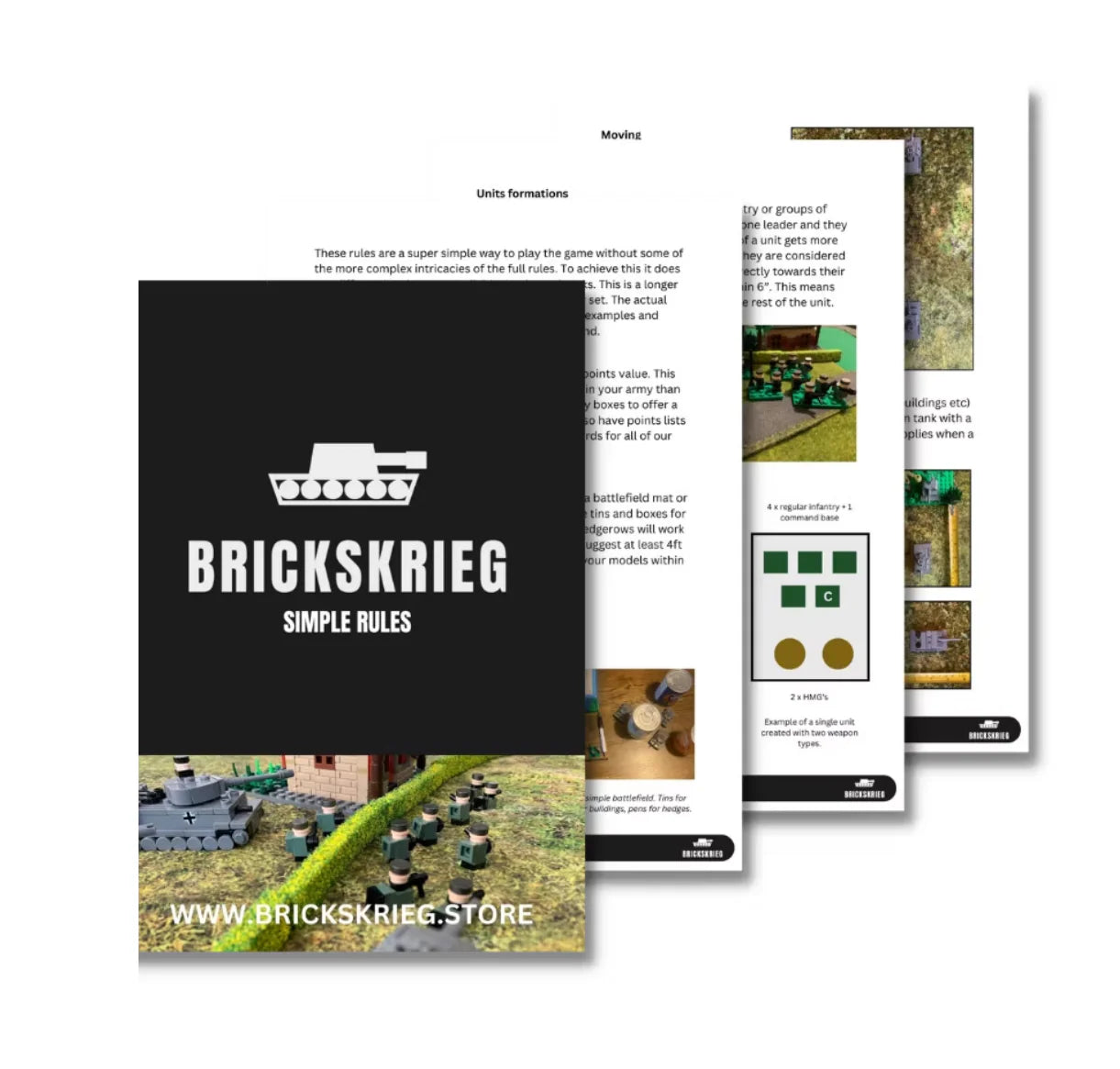 Brickskrieg | Simple Rules | 1/100 Scale Rule Book