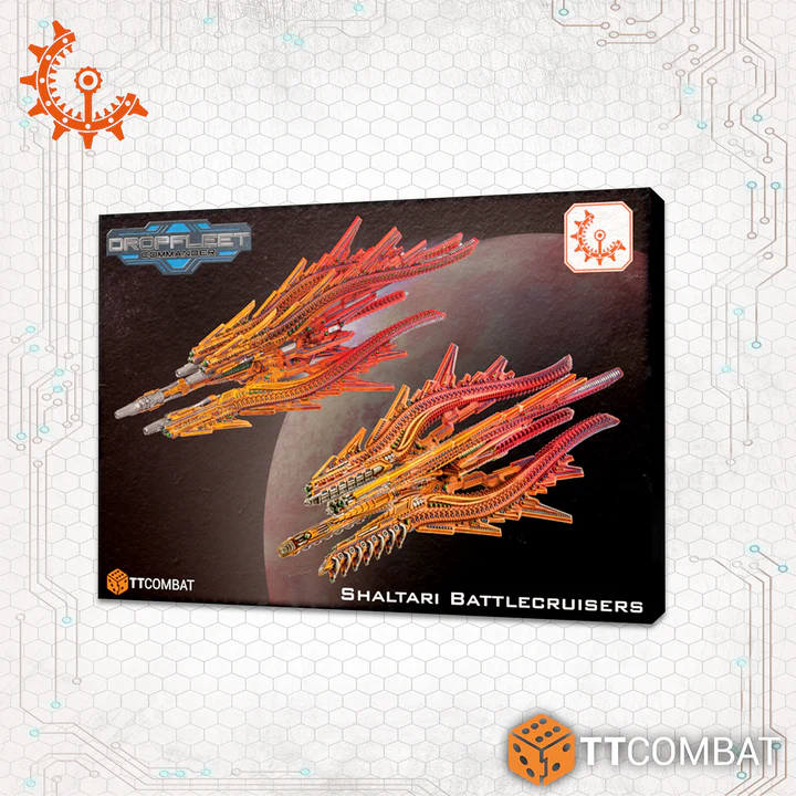 Dropfleet Commander | Shaltari | Shaltari Battlecruisers | Ships Box