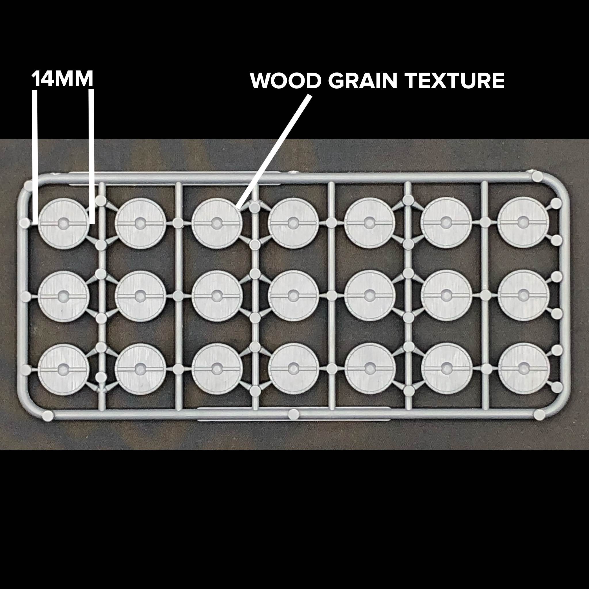 General Accoutrements | Dark Age Shields | Plastic Unit | Wargames Atlantic | Miniature Kingdoms