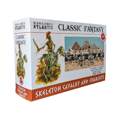 Classic Fantasy | Skeleton Cavalry and Chariots | Plastic Unit | Wargames Atlantic | Miniature Kingdoms