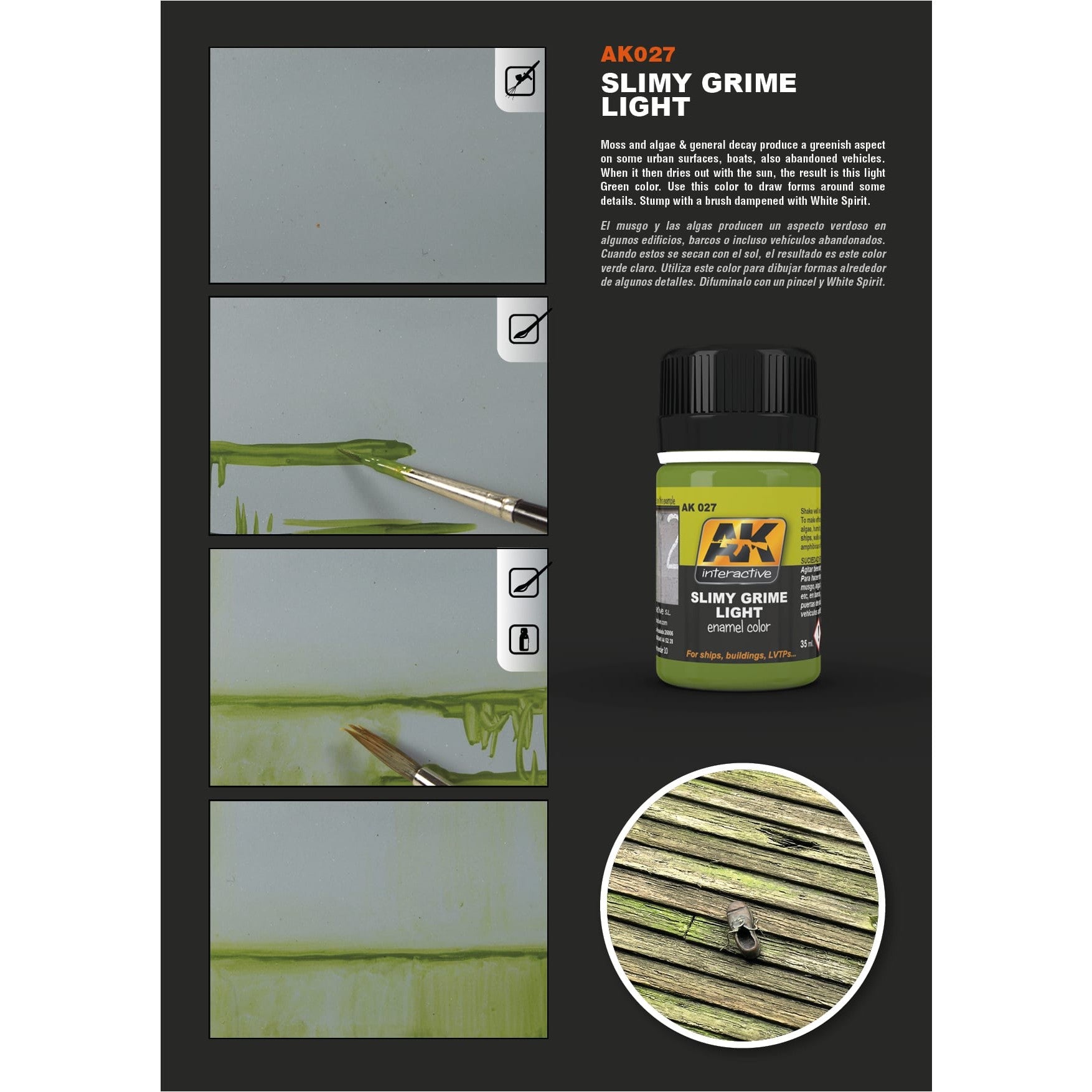 Ak Interactive | Slimy Grime Light | 35ml