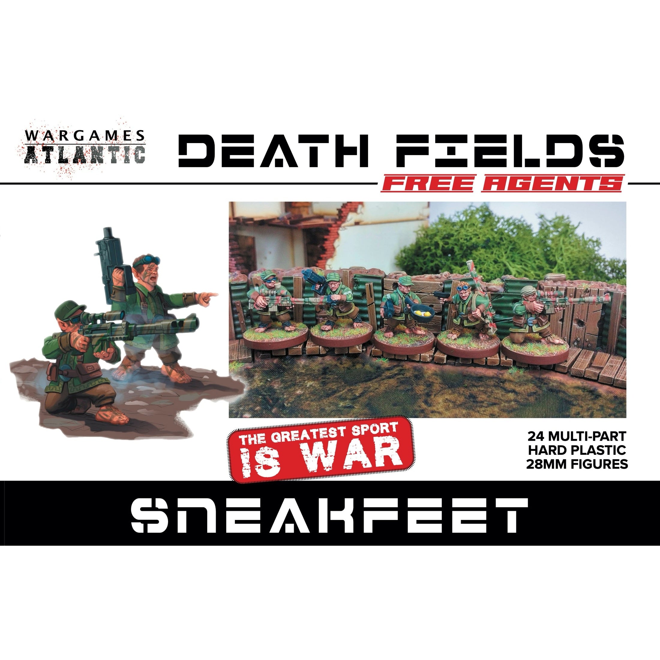 Death Fields | Sneakfeat | Plastic Unit | Wargames Atlantic | Miniature Kingdoms