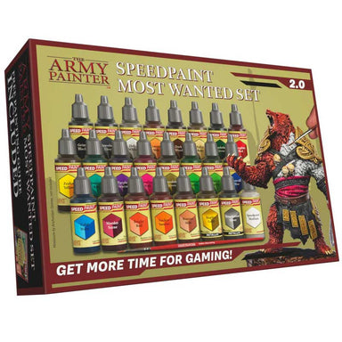 Army Painter | Speedpaints 2.0 Most Wanted Paint Set | 18ml Paint Multi Pack | Warlord | Miniature Kingdoms