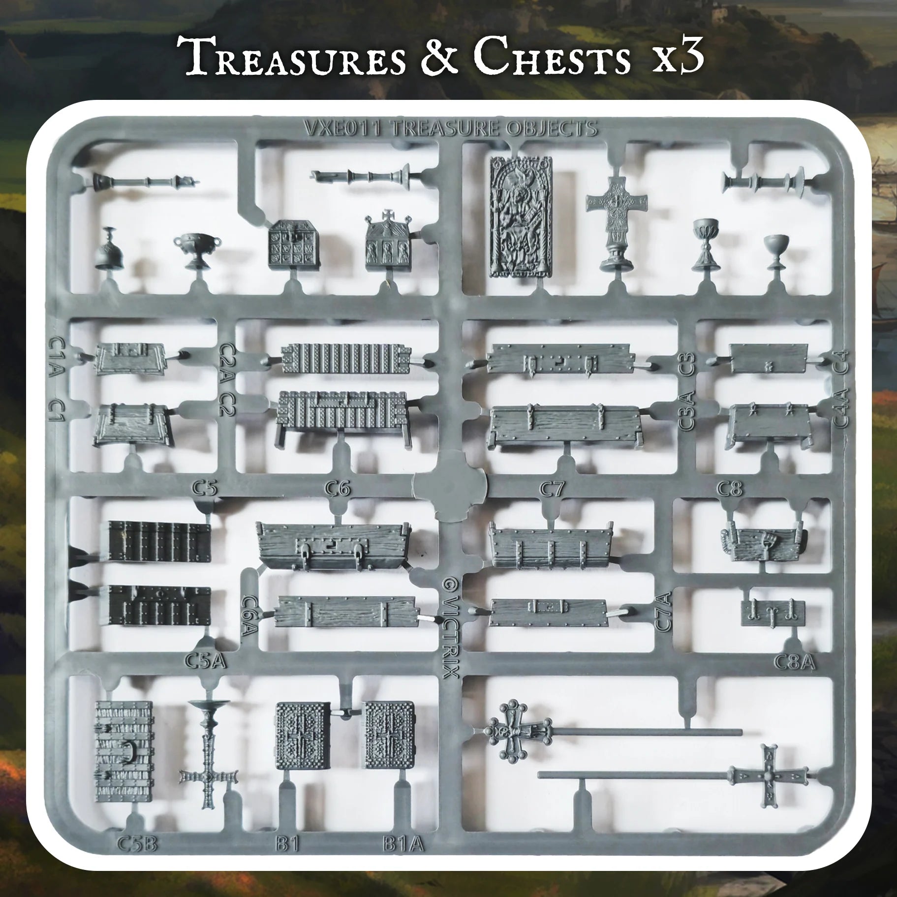 Victrix | Pillage | Treasure & Chests | 28mm Plastic Terrain