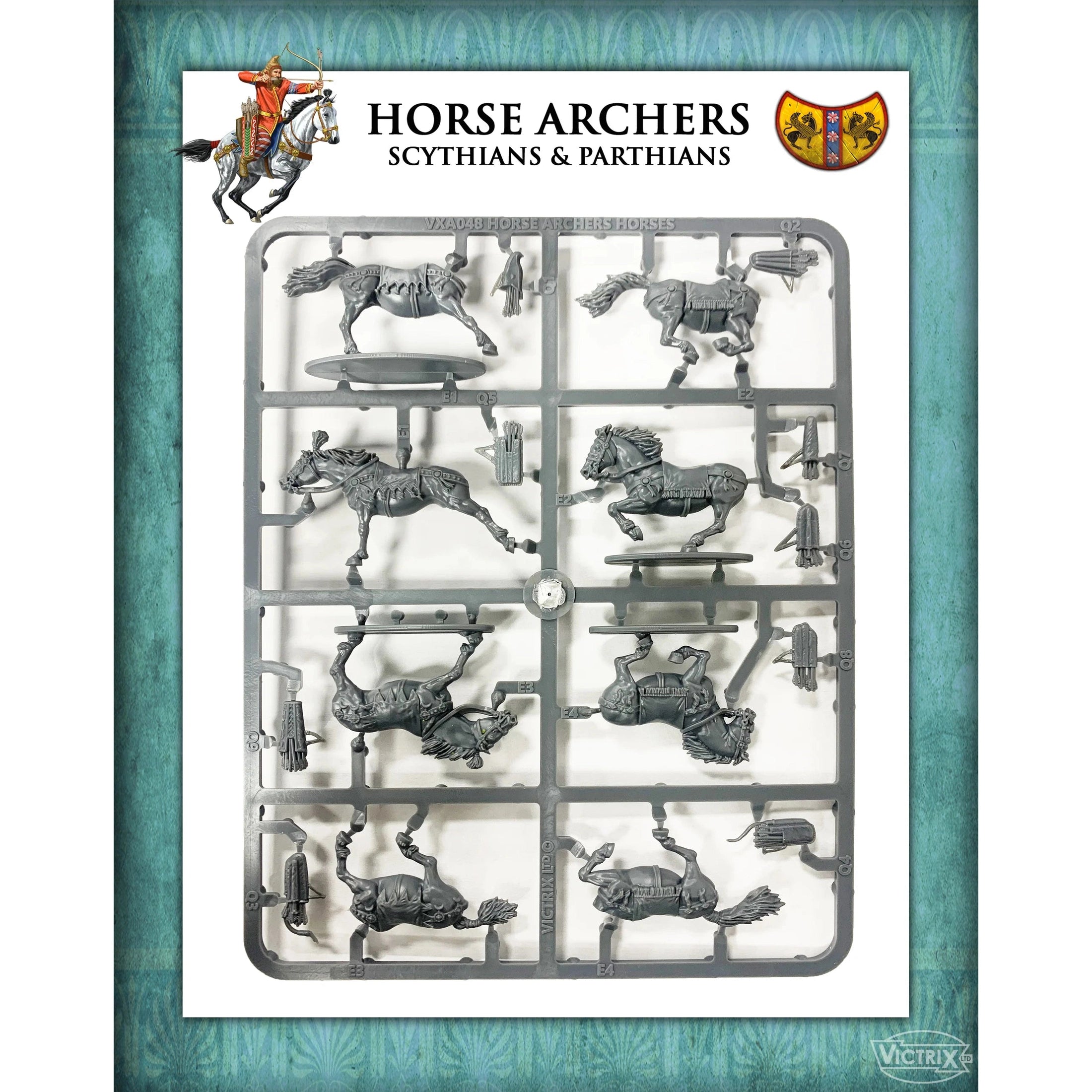 Victrix | Dark Ages Horse Archers Scythian & Parthian | 28mm Plastic Unit | North Star Games | Miniature Kingdoms