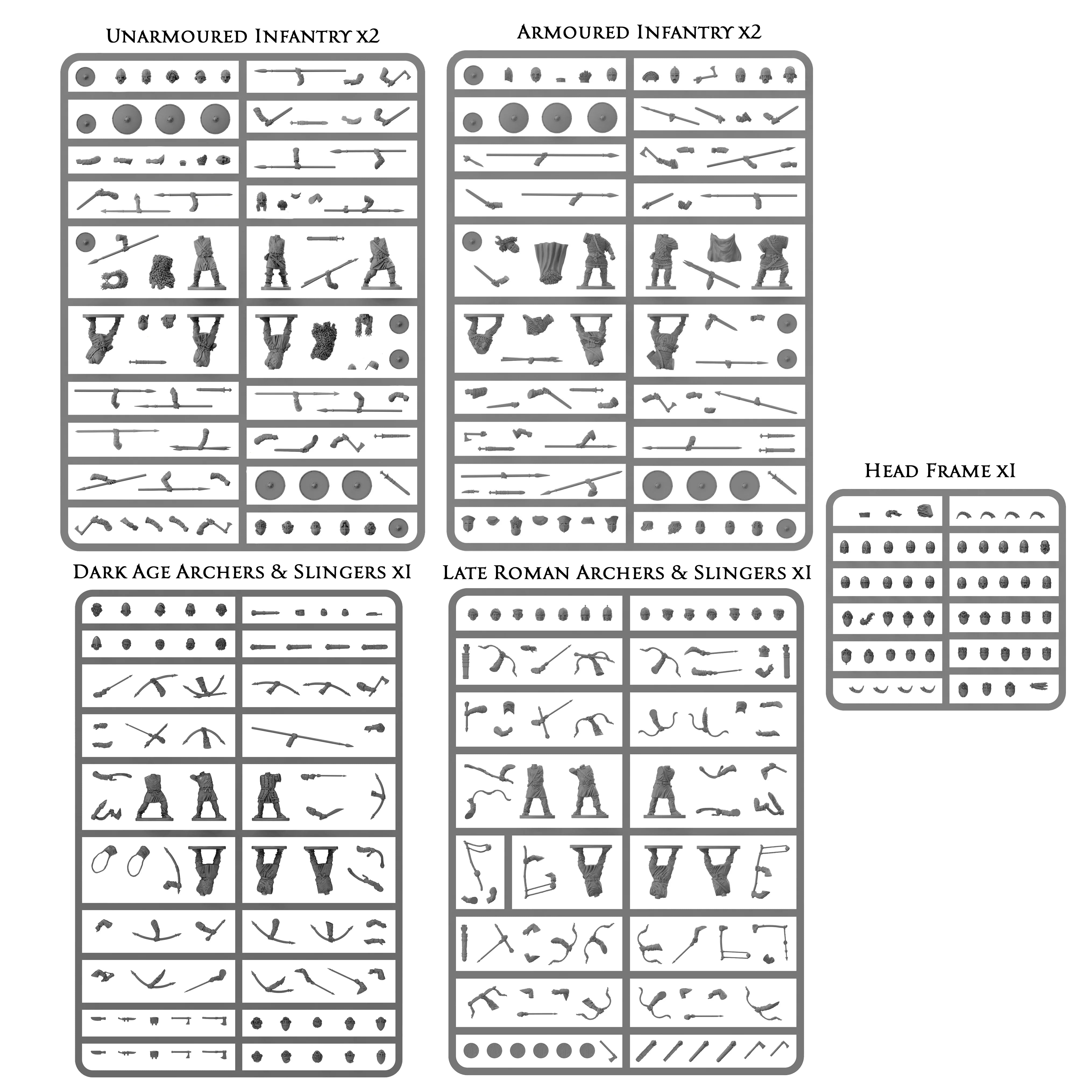 Pillage | Early Saxon Warband | 28mm Plastic Unit