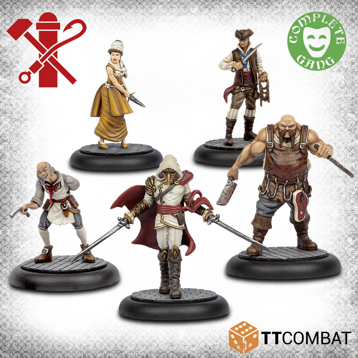 Carnevale | The Guild Starter Gang | 28mm Plastic Unit | TTCombat | Miniature Kingdoms