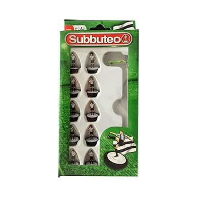 Subbuteo | Black and White Stripes Team | University Games | Miniature Kingdoms