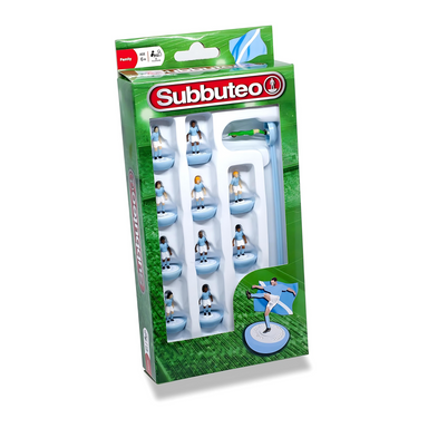 Subbuteo | Light Blue and White Team | University Games | Miniature Kingdoms